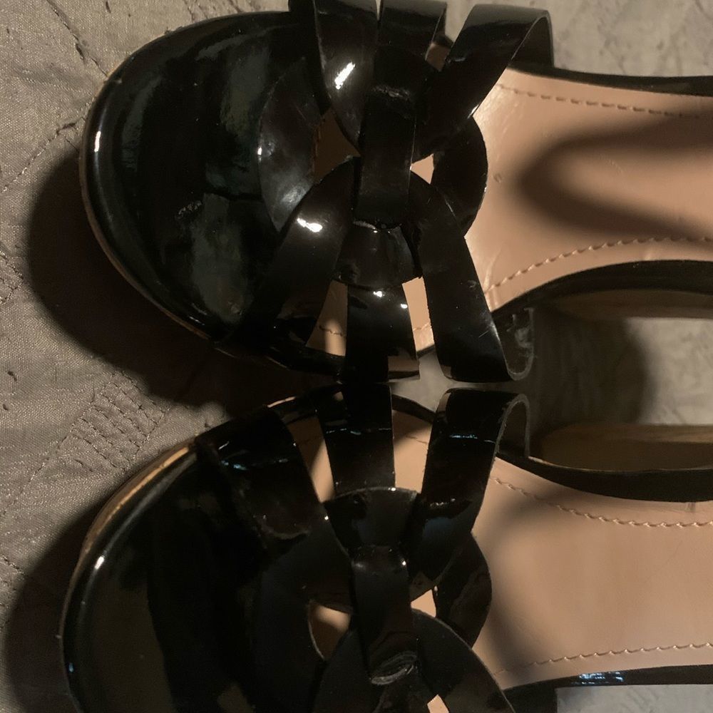 Vince Camuto Black Patent heels Size 9.5 - Picture 7 of 13